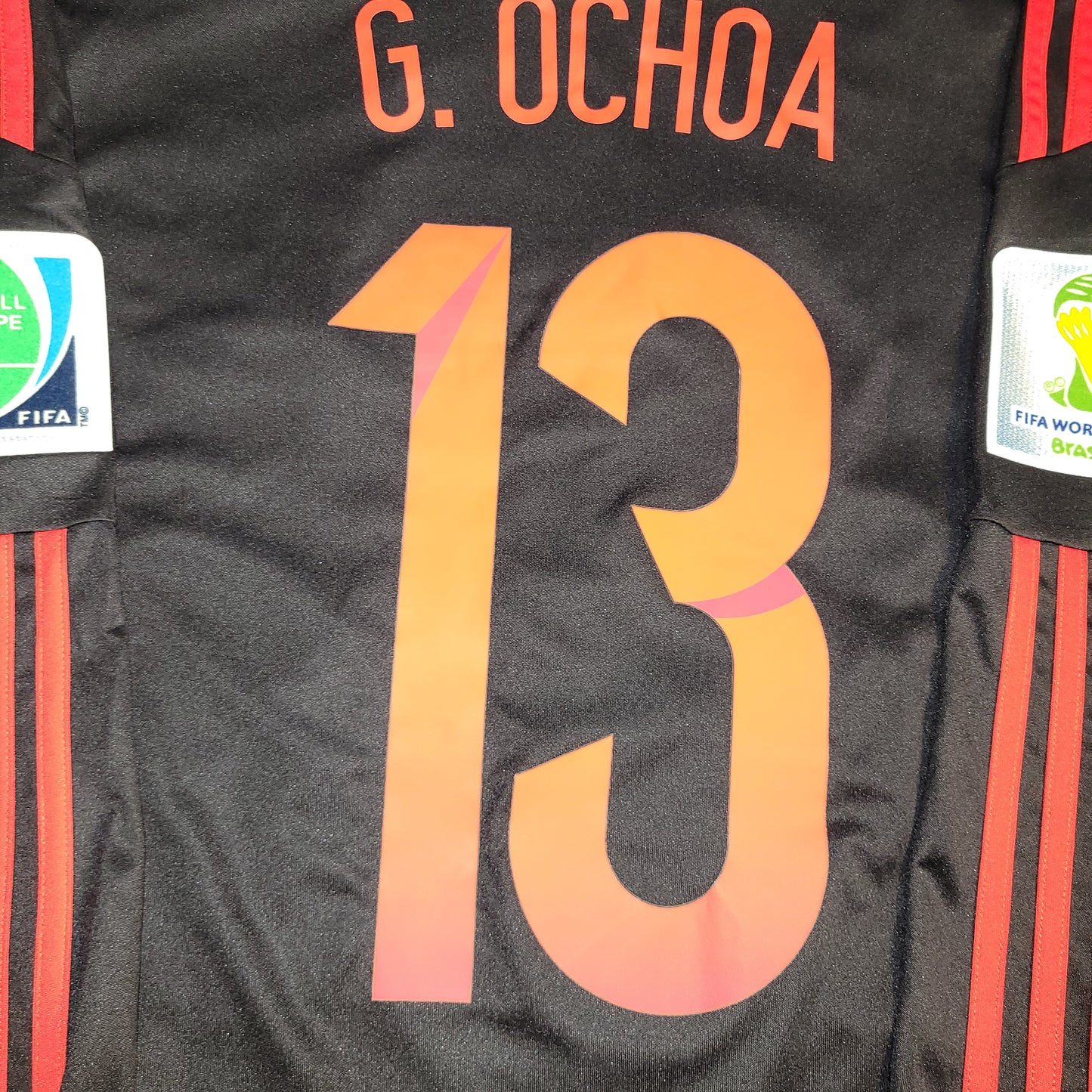 Memo Ochoa Mexico 2014 WORLD CUP GK Soccer Jersey Shirt M SKU# G86995