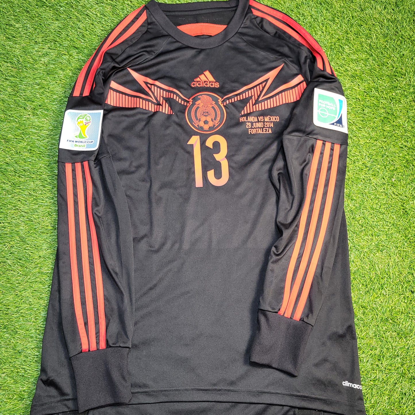 Memo Ochoa Mexico 2014 WORLD CUP GK Soccer Jersey Shirt M SKU# G86995