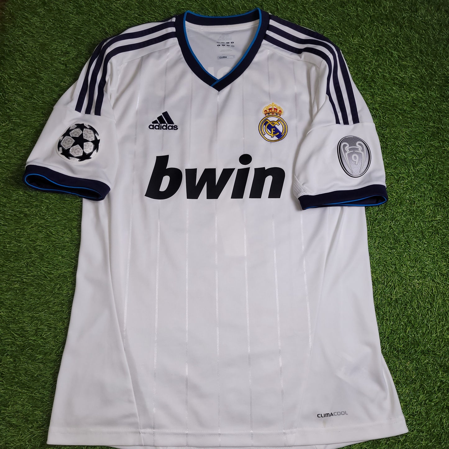 Cristiano Ronaldo Real Madrid 2012 2013 UEFA Home Soccer Jersey Shirt M SKU# W41768
