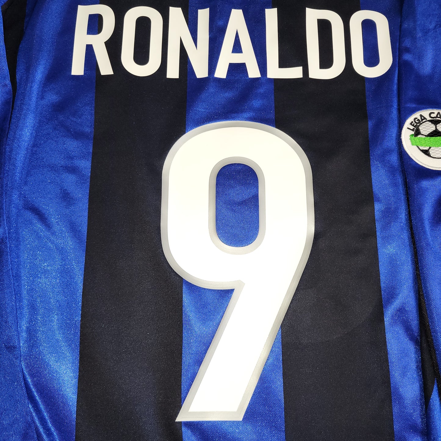 Ronaldo Inter Milan 1999 2000 Nike Long Sleeve Soccer Jersey Shirt L