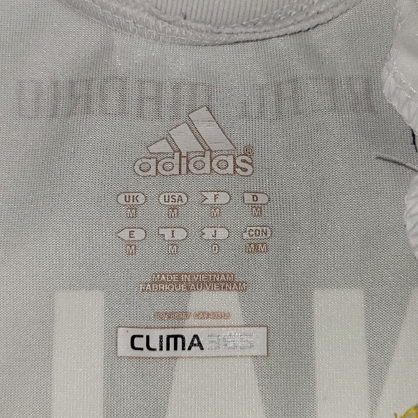 Cristiano Ronaldo Real Madrid 2009 2010 DEBUT Home Soccer Jersey Shirt M SKU# E84352 - ForeverSoccerJerseys
