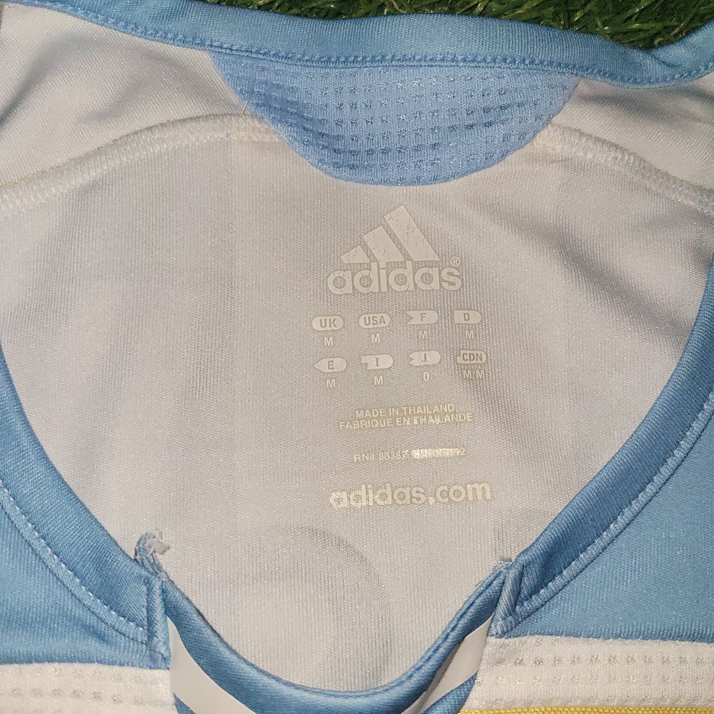 Messi Argentina 2006 WORLD CUP Home Soccer Jersey Shirt M SKU# 739802 AZB001