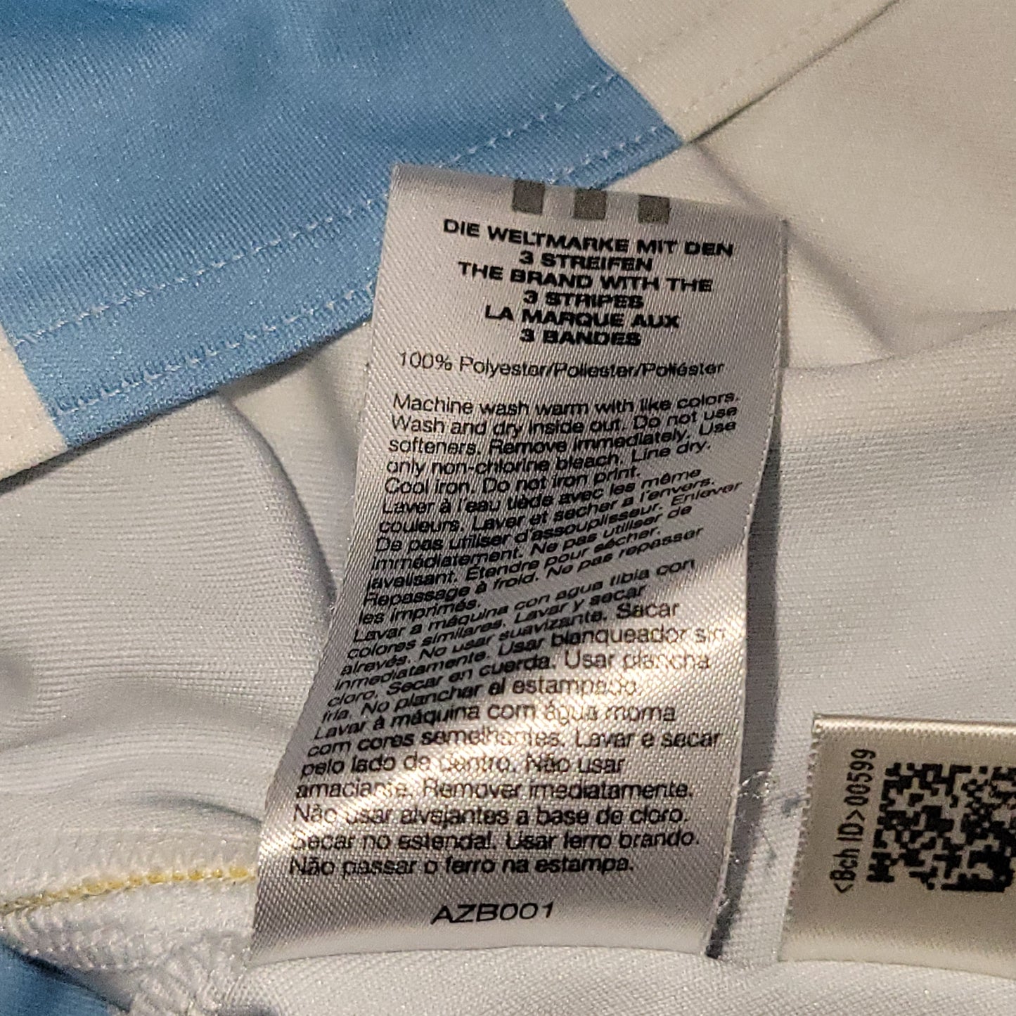 Messi Argentina 2006 WORLD CUP Home Soccer Jersey Shirt M SKU# 739802 AZB001
