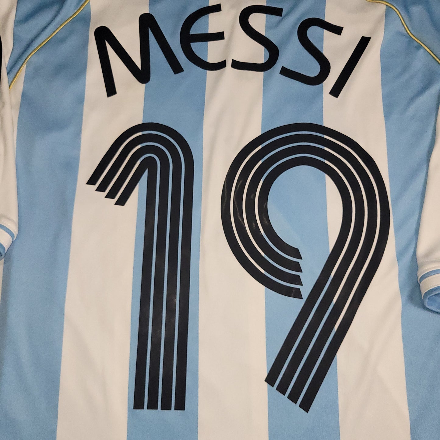 Messi Argentina 2006 WORLD CUP Home Soccer Jersey Shirt XL SKU# 838643