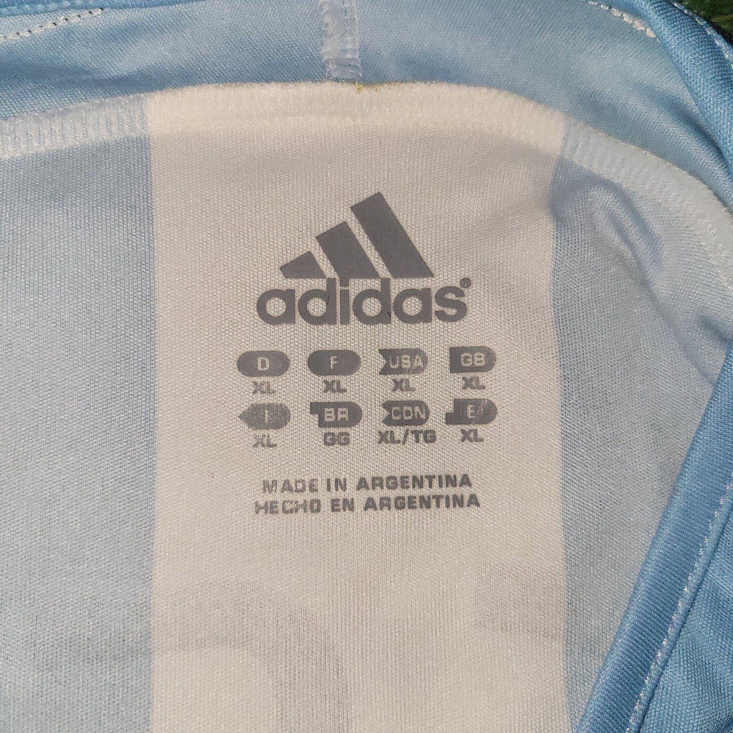 Messi Argentina 2006 WORLD CUP Home Soccer Jersey Shirt XL SKU# 838643