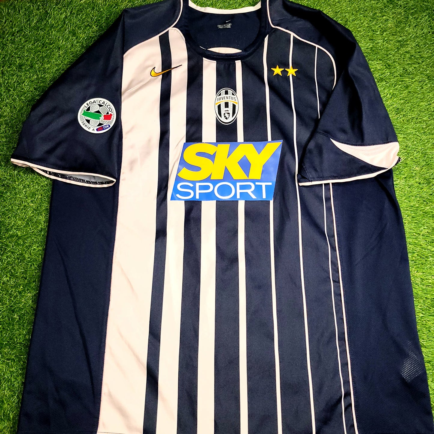 Ibrahimovic Juventus 2004 2005 Away Soccer Jersey Shirt XL