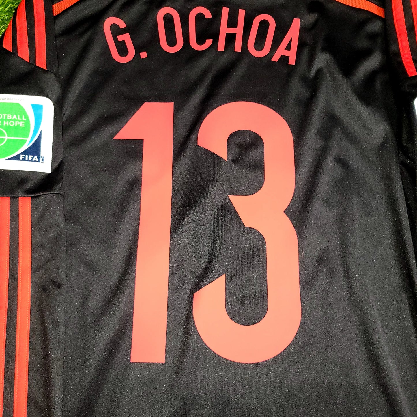 Memo Ochoa Mexico 2014 WORLD CUP GK Soccer Jersey Shirt L SKU# G86995