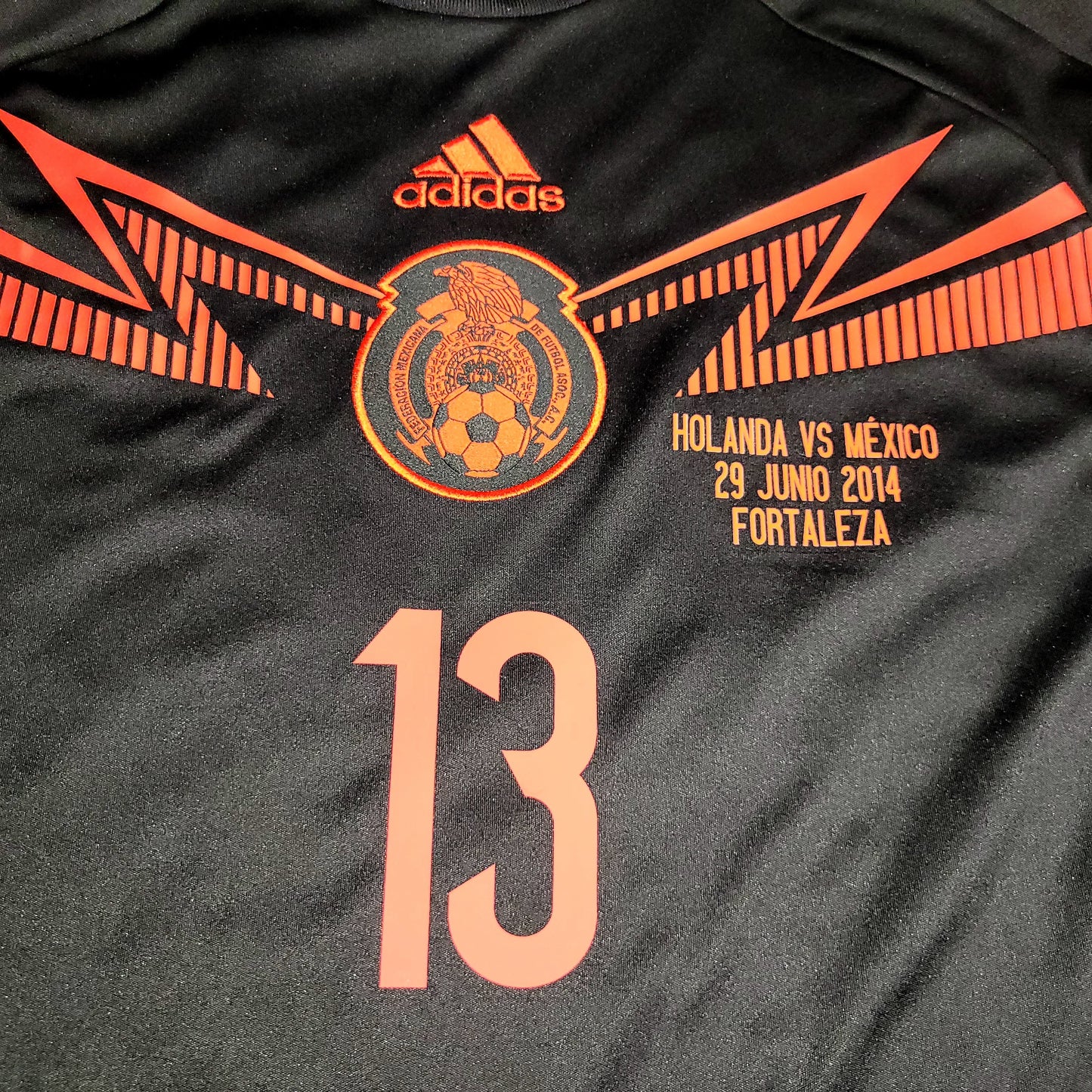 Memo Ochoa Mexico 2014 WORLD CUP GK Soccer Jersey Shirt L SKU# G86995