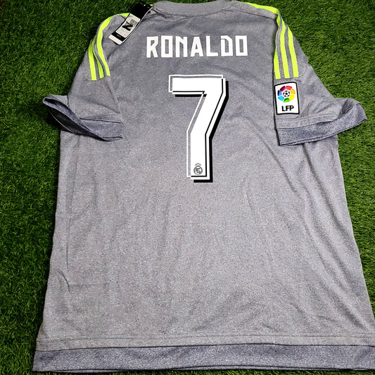 Cristiano Ronaldo Real Madrid 2015 2016 Away Soccer Jersey Shirt BNWT XL SKU# AA2219