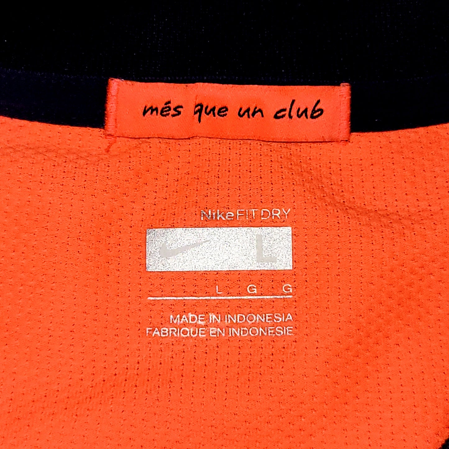 Ibrahimovic Barcelona DEBUT SEASON 2009 2010 Soccer Away Jersey Shirt L SKU# 355020-870