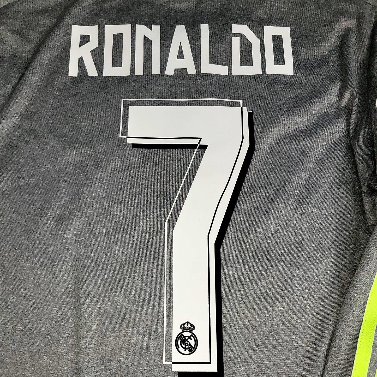 Cristiano Ronaldo Real Madrid 2015 2016 Away Long Sleeve Soccer Jersey Shirt M SKU# S12686