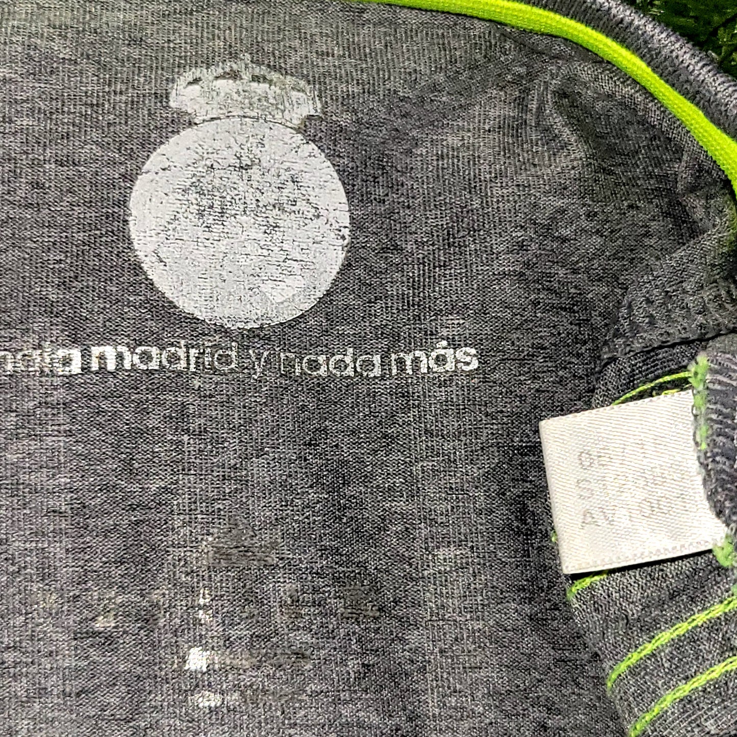 Cristiano Ronaldo Real Madrid 2015 2016 Away Long Sleeve Soccer Jersey Shirt M SKU# S12686