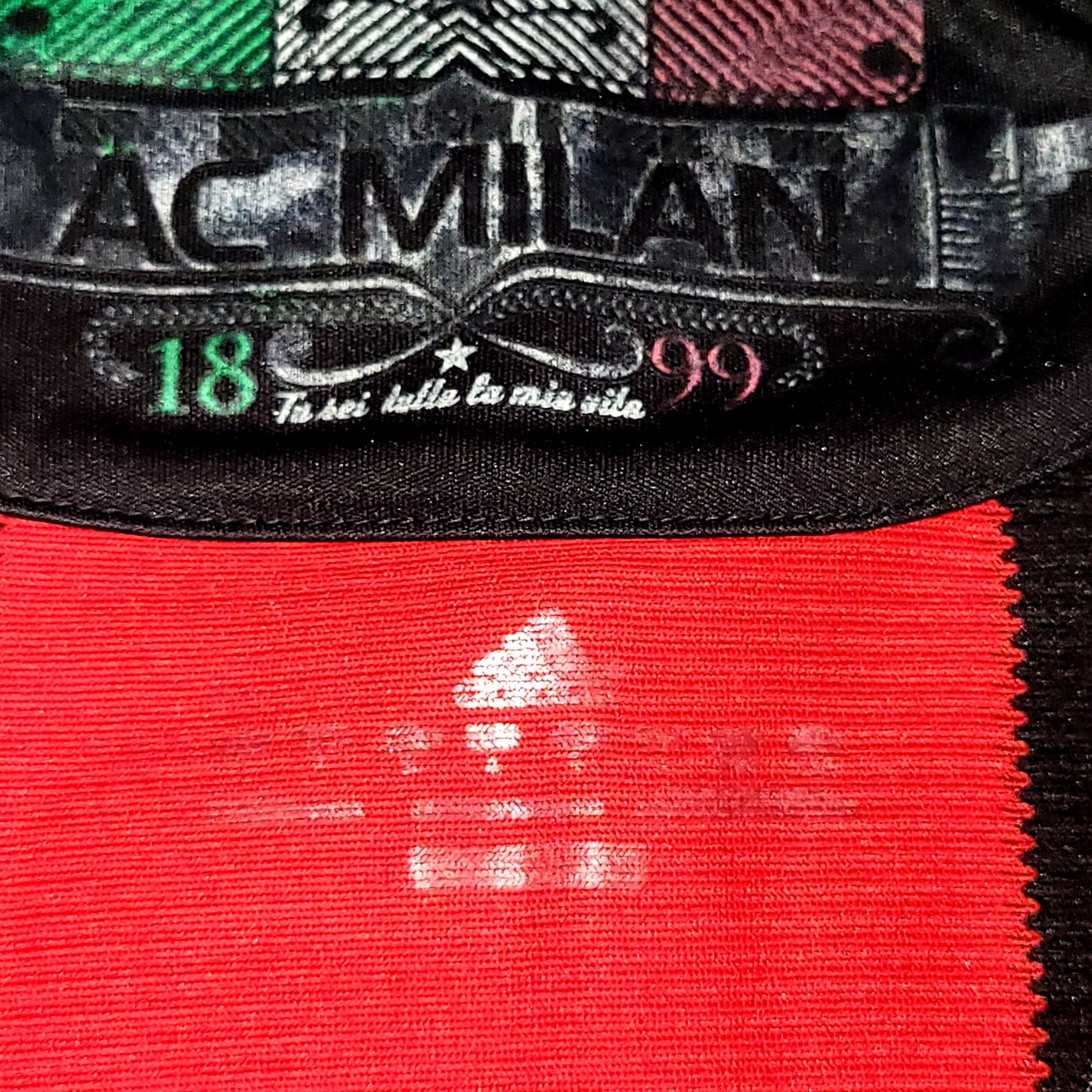 Ronaldinho AC Milan Adidas 2010 2011 Home Soccer Jersey Shirt L SKU# P96288