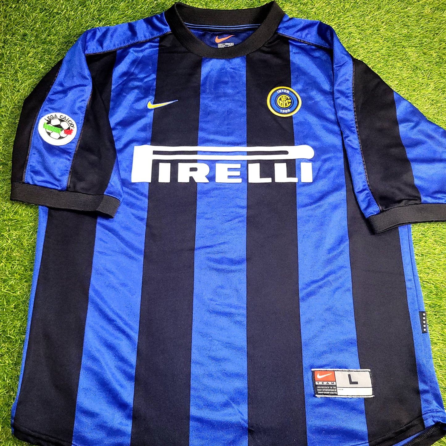 Ronaldo Inter Milan 1999 2000 Soccer Jersey Shirt L