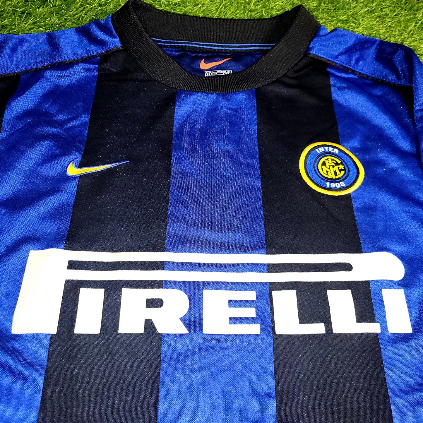 Ronaldo Inter Milan 1999 2000 Soccer Jersey Shirt L