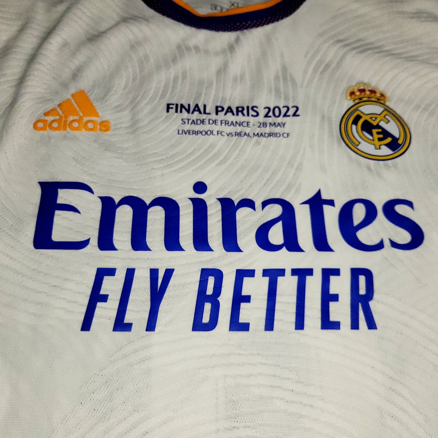 Kroos Real Madrid 2021 2022 UEFA FINAL PLAYER ISSUE Long Sleeve Soccer Jersey XL SKU# GR3995