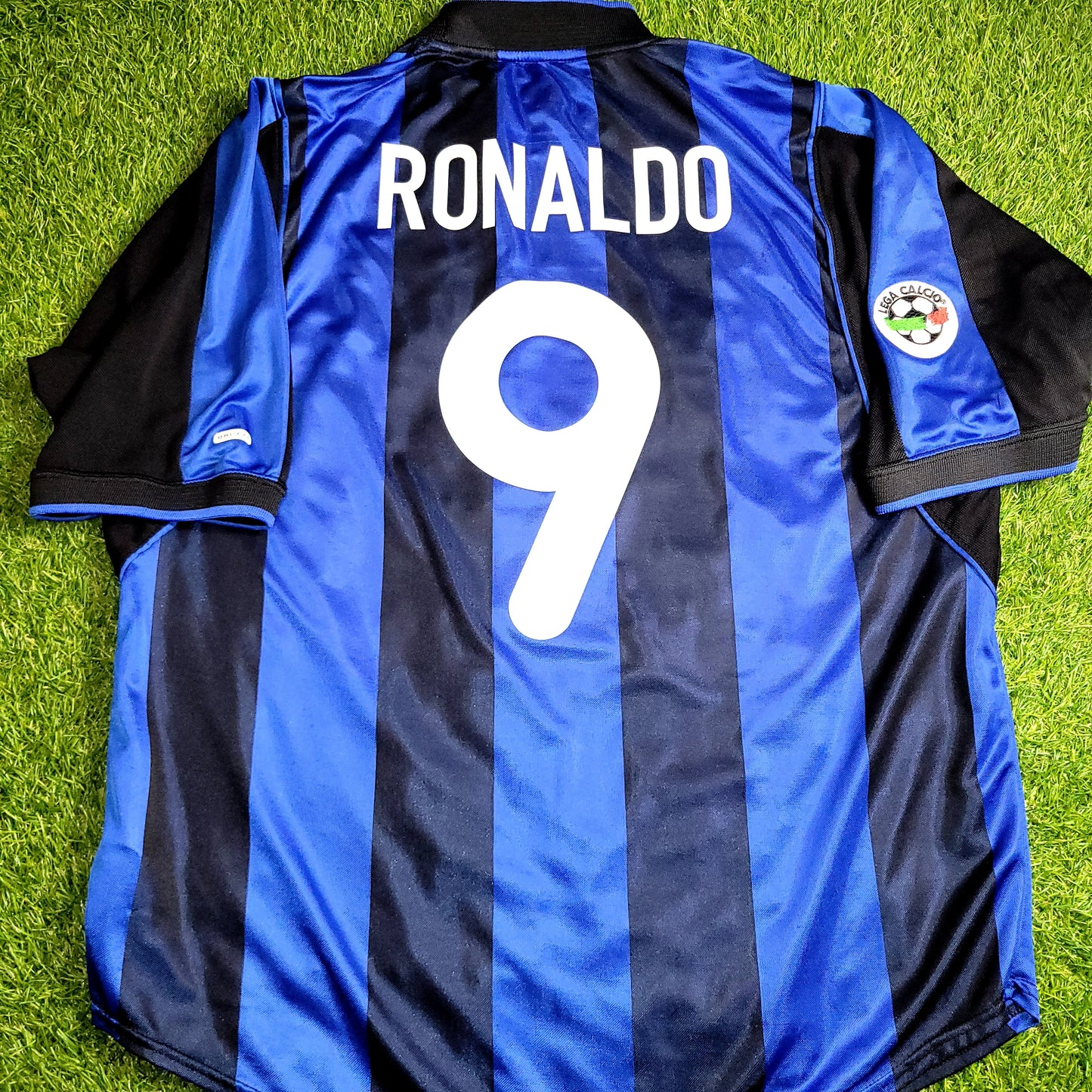 Ronaldo Inter Milan 2000 2001 Home Soccer Jersey Shirt L
