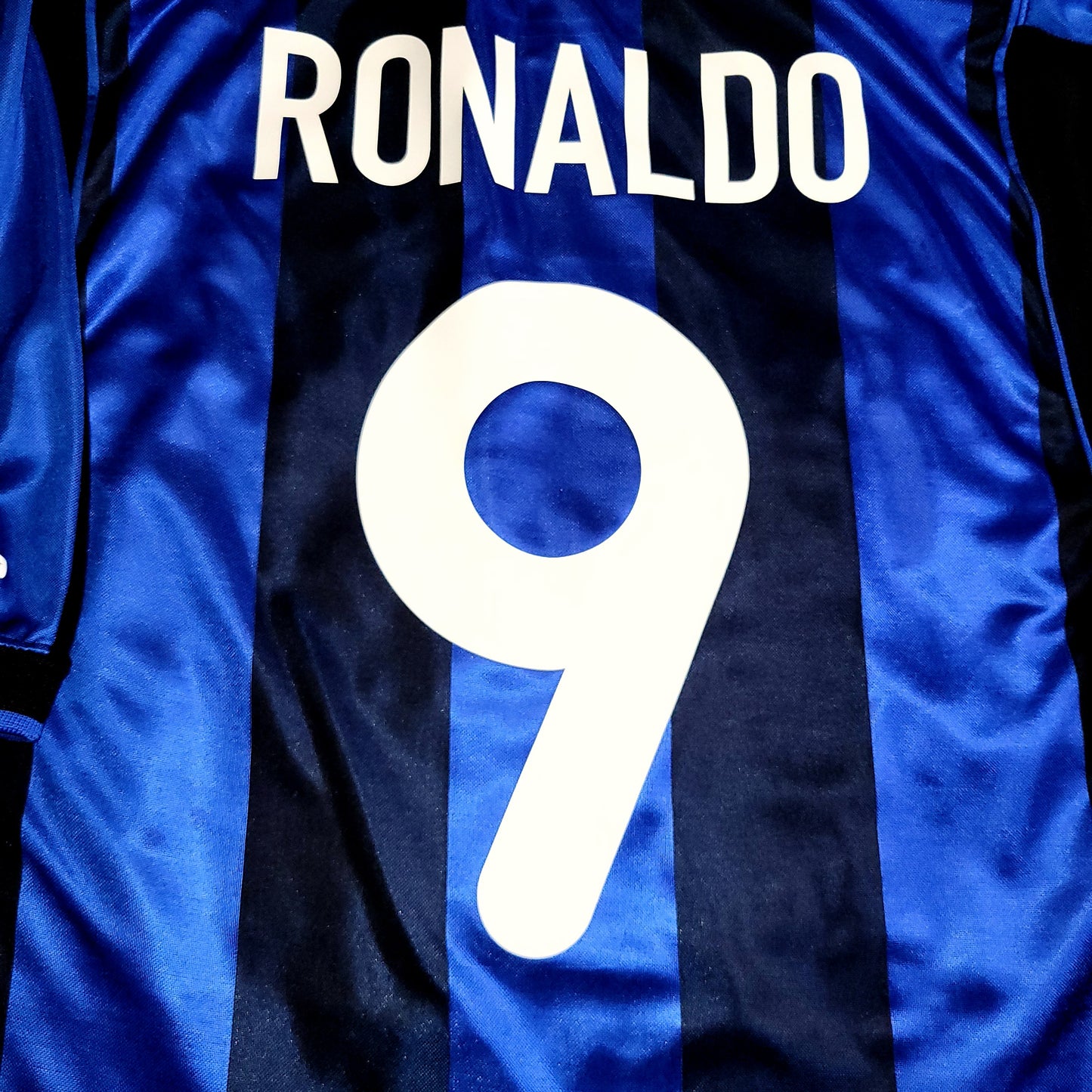 Ronaldo Inter Milan 2000 2001 Home Soccer Jersey Shirt L