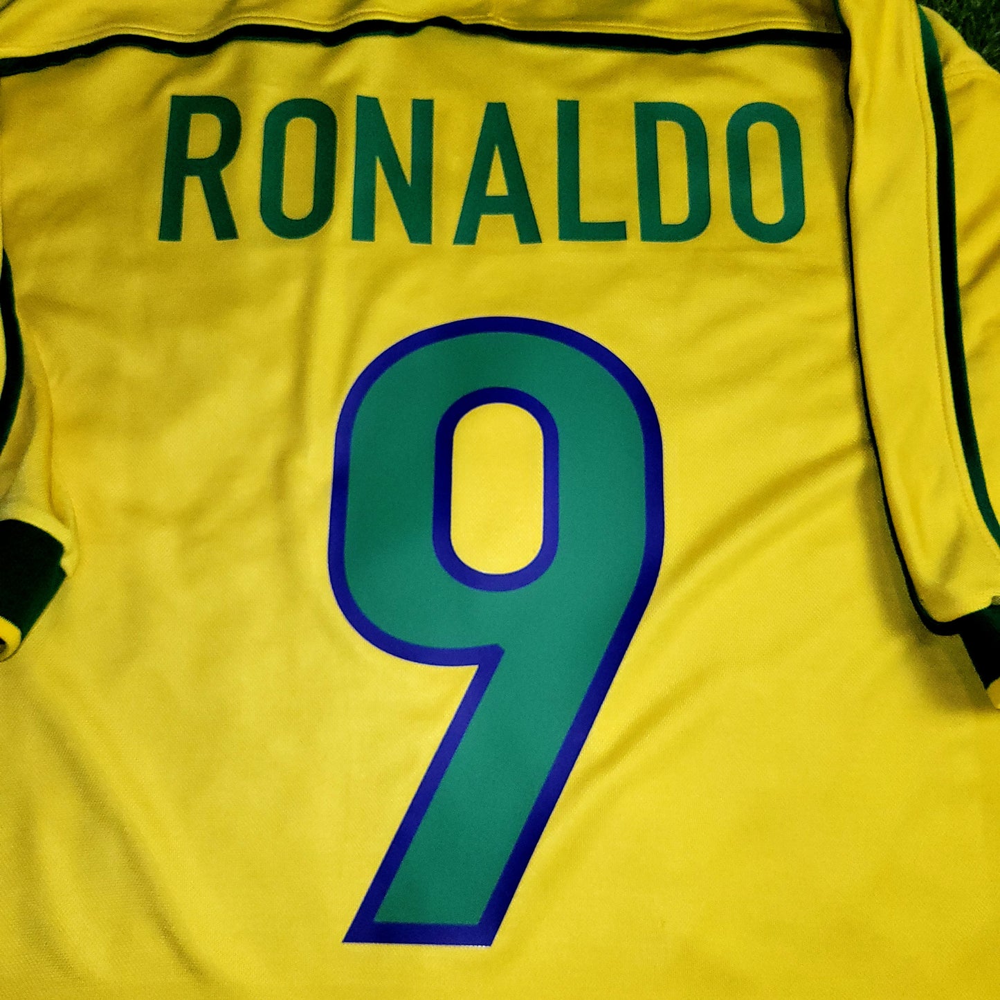 Ronaldo Brazil 1998 WORLD CUP Nike Home Soccer Jersey Shirt L