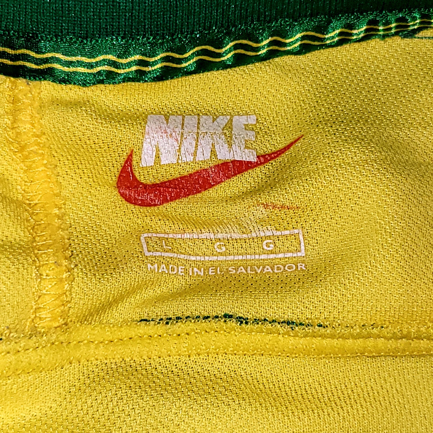 Ronaldo Brazil 1998 WORLD CUP Nike Home Soccer Jersey Shirt L