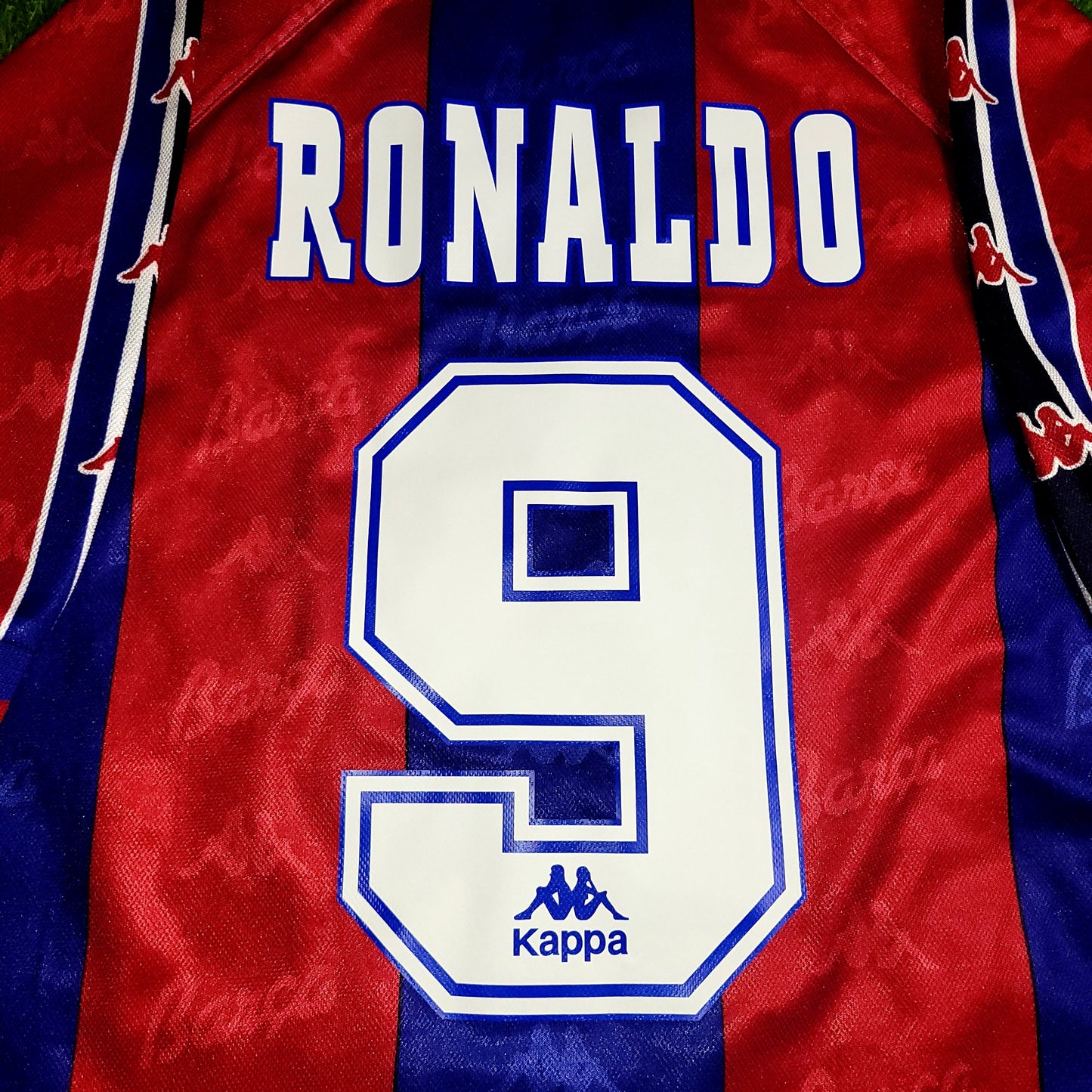 Ronaldo Kappa Barcelona 1996 1997 Home Soccer Jersey Shirt L