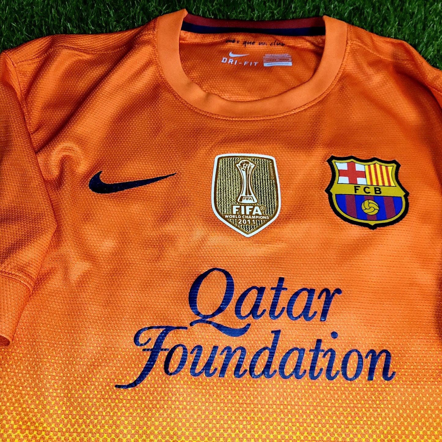 Puyol Barcelona 2012 2013 Away Soccer Jersey Shirt M SKU# 478326-815
