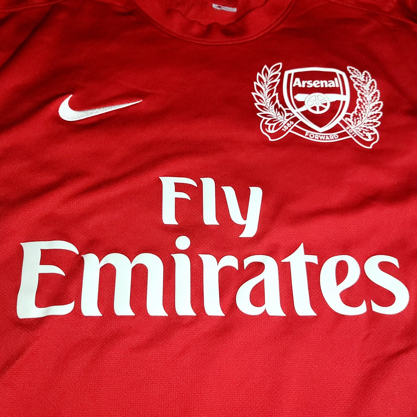 Henry Arsenal 2011 2012 Long Sleeve Soccer Jersey Shirt L SKU# 423981-620