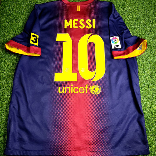 Messi Barcelona 2012 2013 Soccer Jersey Shirt XL SKU# 478323-410