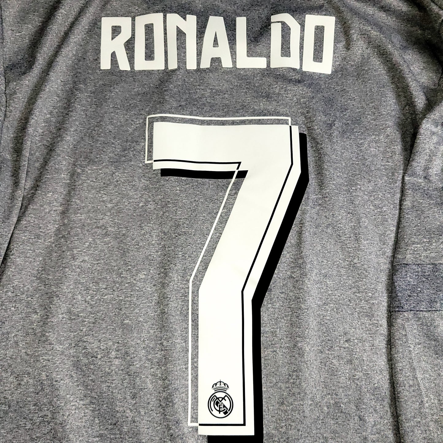 Cristiano Ronaldo Real Madrid 2015 2016 Away Long Sleeve Soccer Jersey Shirt L SKU# S12686