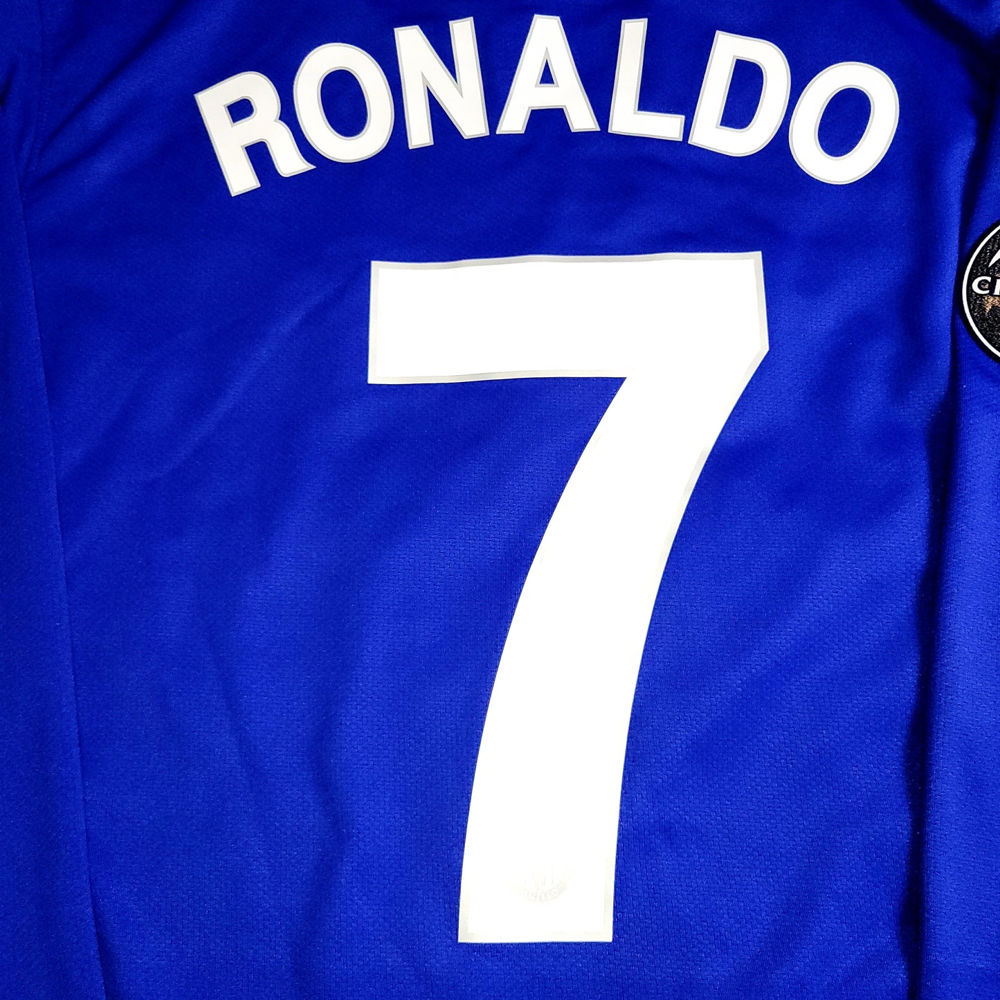 Cristiano Ronaldo Manchester United UEFA 2008 2009 Third Long Sleeve Soccer Jersey Shirt M SKU# 287616-403