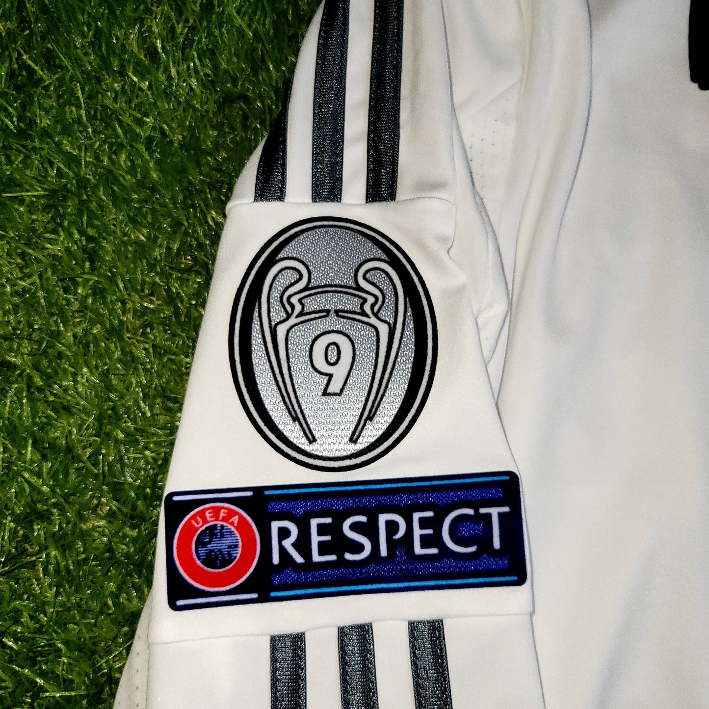 Cristiano Ronaldo Real Madrid UEFA FINAL 2013 2014 Long Sleeve Soccer Jersey Shirt BNWT L SKU# G81098