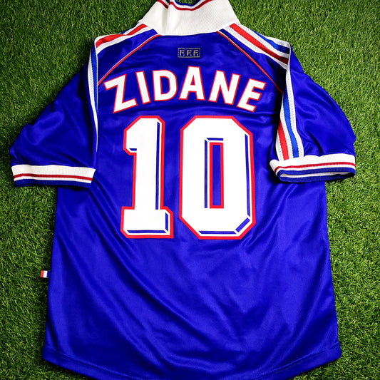 Zidane France 1998 WORLD CUP FINAL Soccer Jersey Shirt M