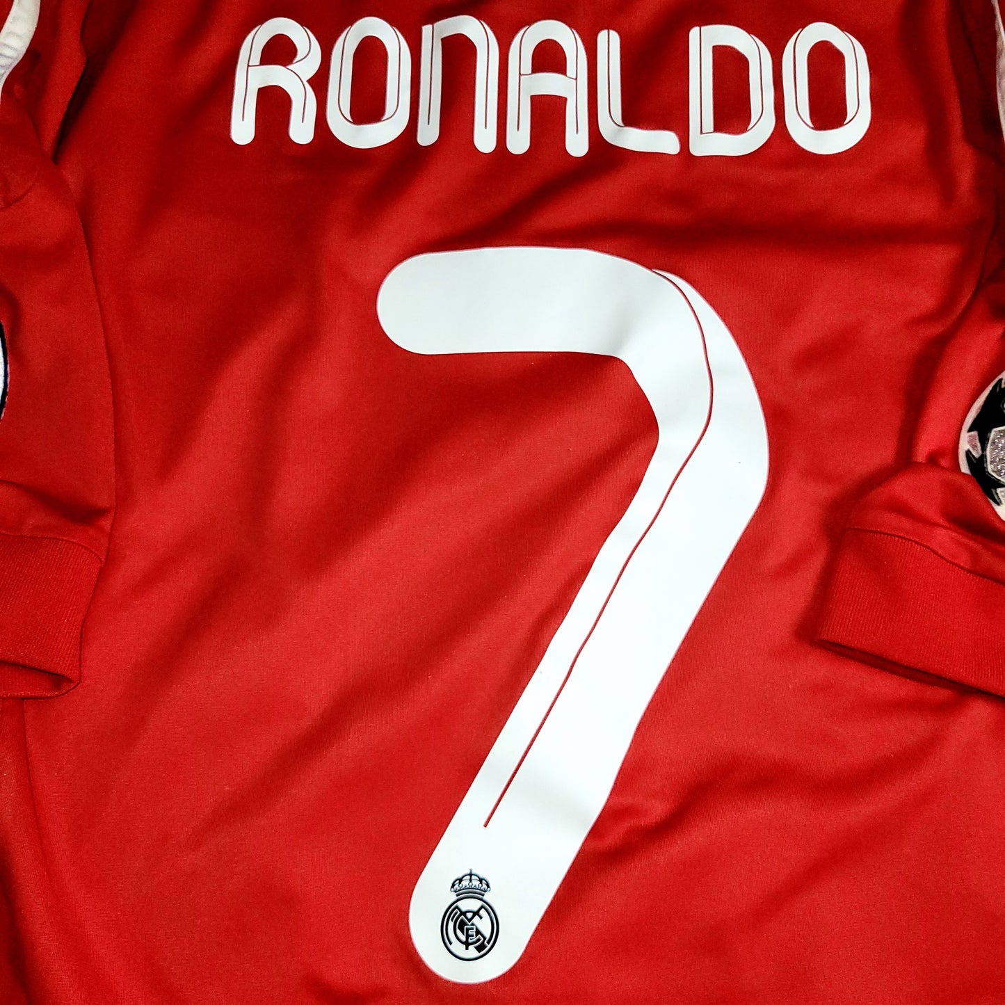 Cristiano Ronaldo Real Madrid UEFA 2011 2012 Third Soccer Jersey Shirt L SKU# V13597