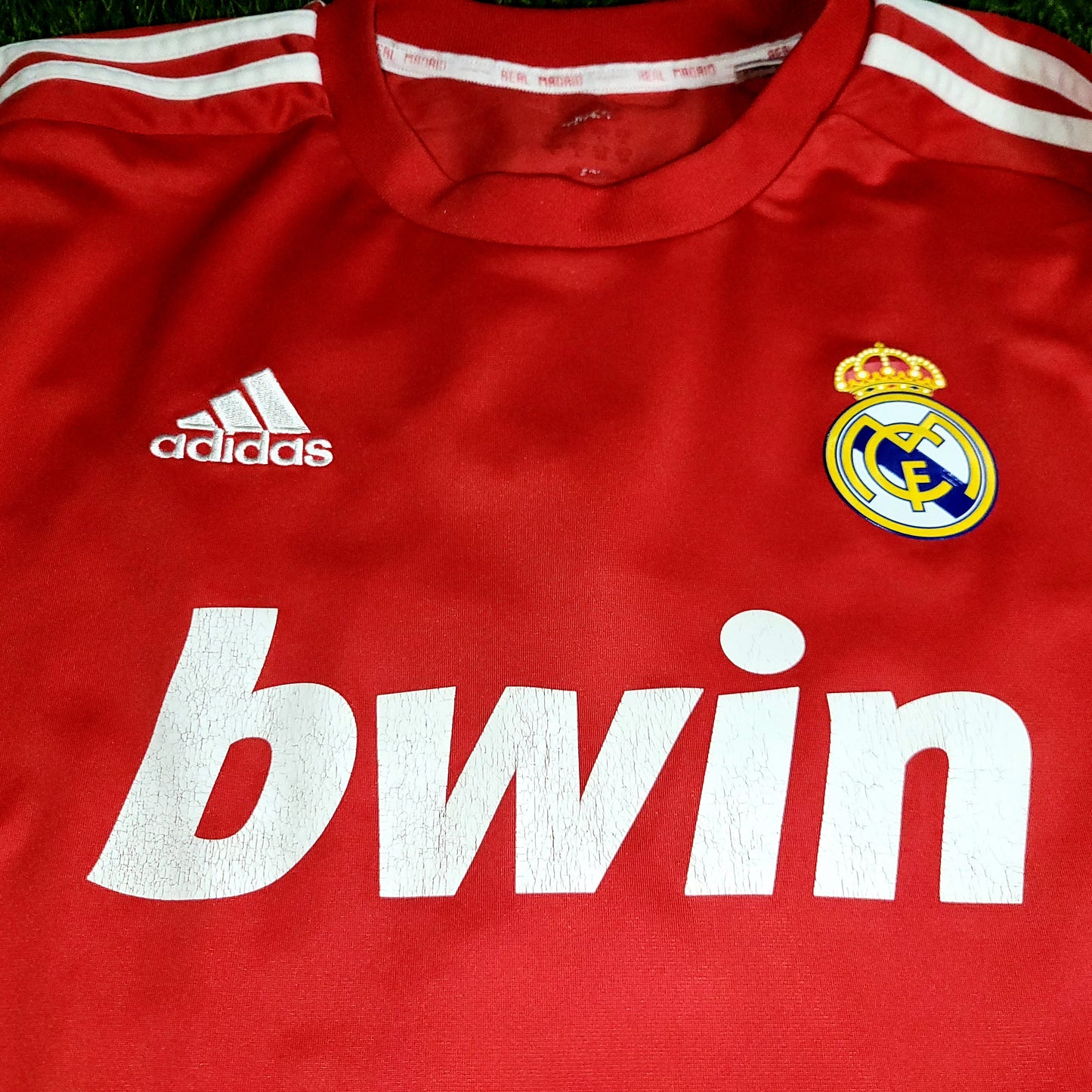 Cristiano Ronaldo Real Madrid UEFA 2011 2012 Third Soccer Jersey Shirt L SKU# V13597