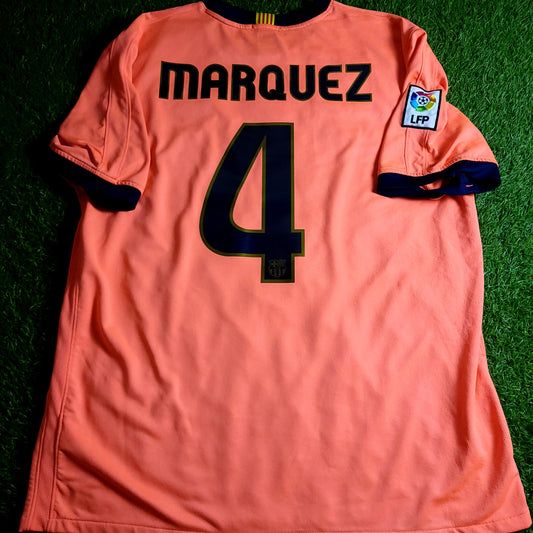 Marquez Barcelona 2009 2010 Away Soccer Jersey Shirt XL SKU# 355020-870