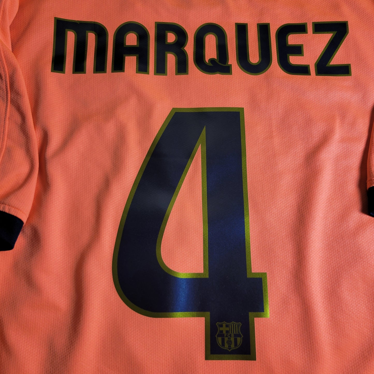 Marquez Barcelona 2009 2010 Away Soccer Jersey Shirt XL SKU# 355020-870