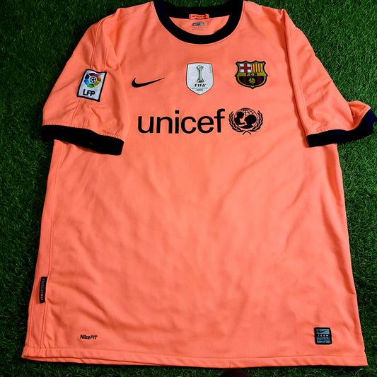 Marquez Barcelona 2009 2010 Away Soccer Jersey Shirt XL SKU# 355020-870