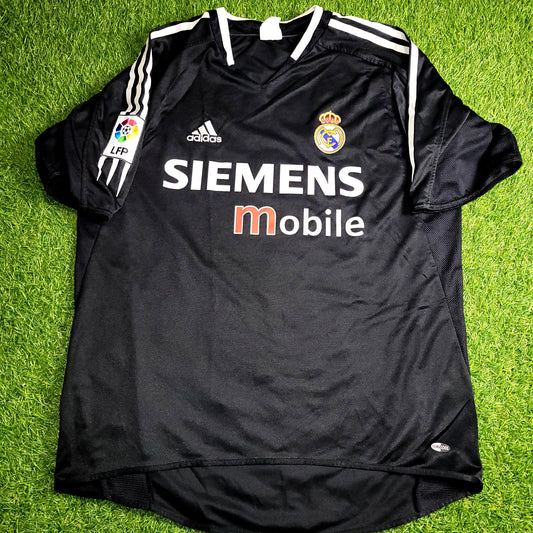 Ronaldo Real Madrid 2004 2005 Away Soccer Jersey Shirt M SKU# 367826