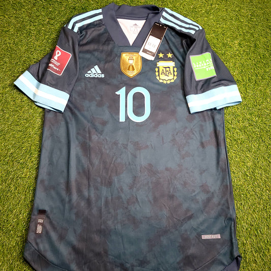 Messi Argentina 2020 2021 2022 WC QUALIFIERS PLAYER ISSUE Away Soccer Jersey BNWT M SKU# FH8570