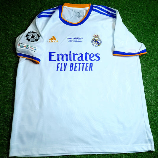 Vinicius Jr Real Madrid 2021 2022 UEFA FINAL Soccer Jersey XL SKU# GQ1359