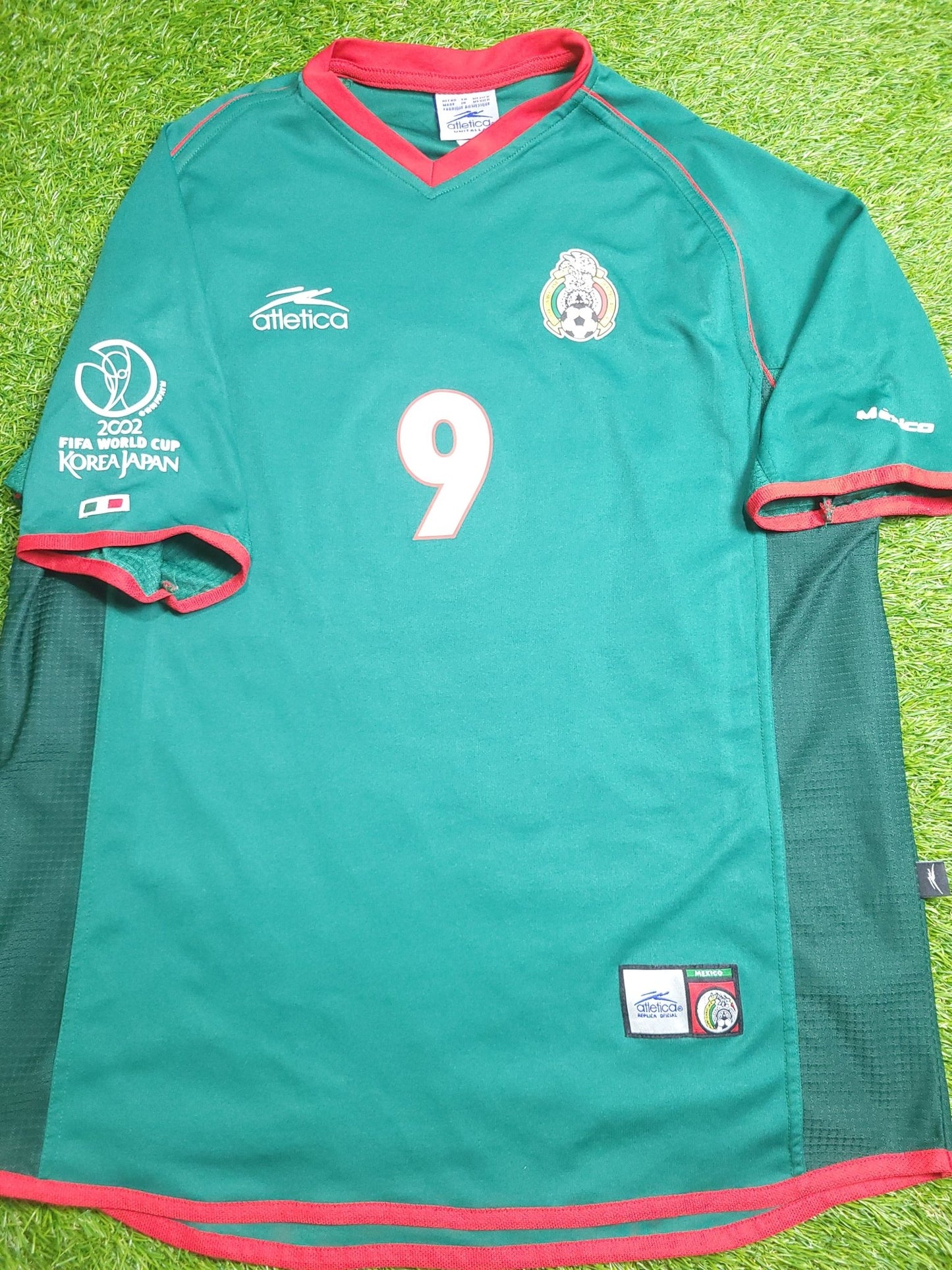 Borgetti Mexico 2002 WORLD CUP Atletica Home Soccer Jersey M Atletica