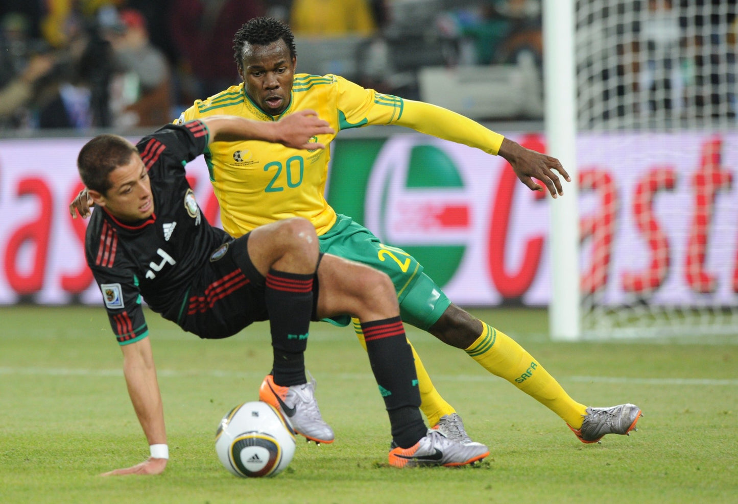 Chicharito Mexico 2010 WORLD CUP Away Black Soccer Jersey Shirt XL SKU# P41397