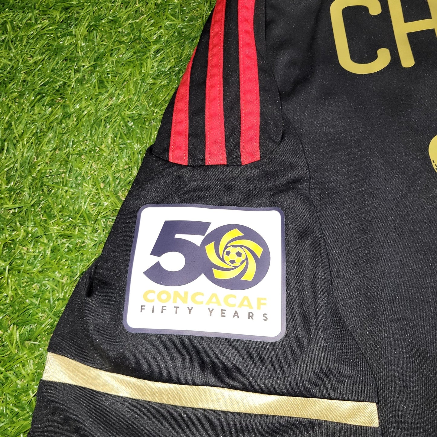Chicharito Mexico 2011 GOLD CUP FINAL Soccer Away Jersey Shirt L SKU V31526 Adidas