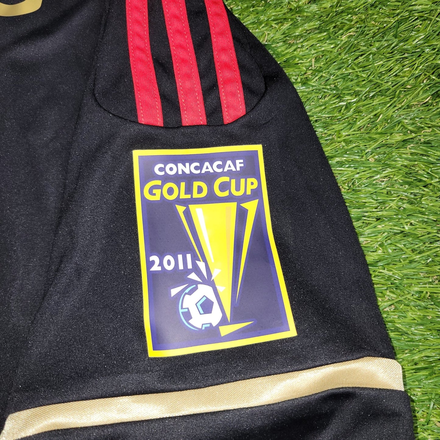 Chicharito Mexico 2011 GOLD CUP FINAL Soccer Away Jersey Shirt L SKU V31526 Adidas