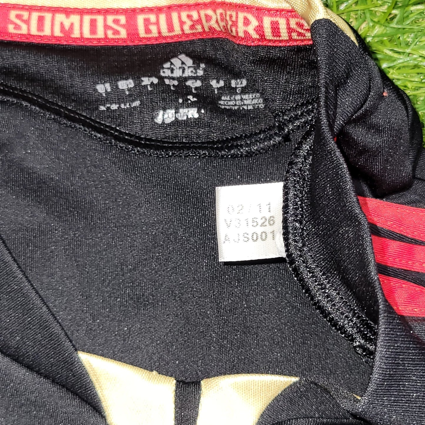 Chicharito Mexico 2011 GOLD CUP FINAL Soccer Away Jersey Shirt L SKU V31526 Adidas