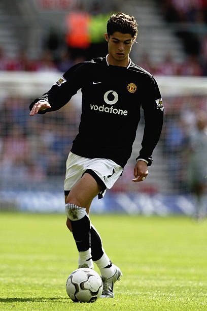 Cristiano Ronaldo Manchester United 2003 2004 Away DEBUT SEASON Soccer Jersey Shirt M SKU# 112678 Nike