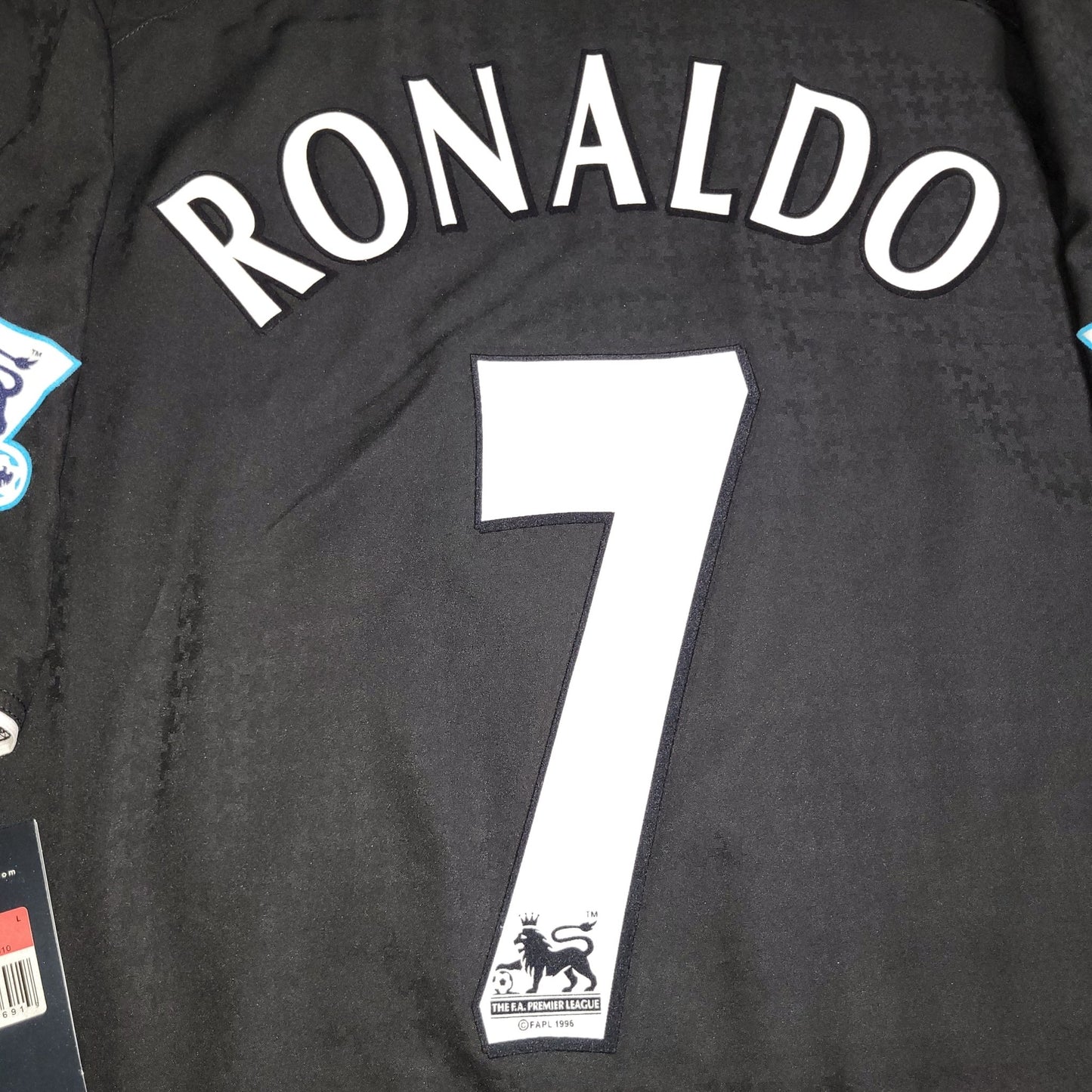 Cristiano Ronaldo Manchester United 2004 2005 Away STAND UP SPEAK UP Soccer Jersey BNWT L SKU# 112677 Nike