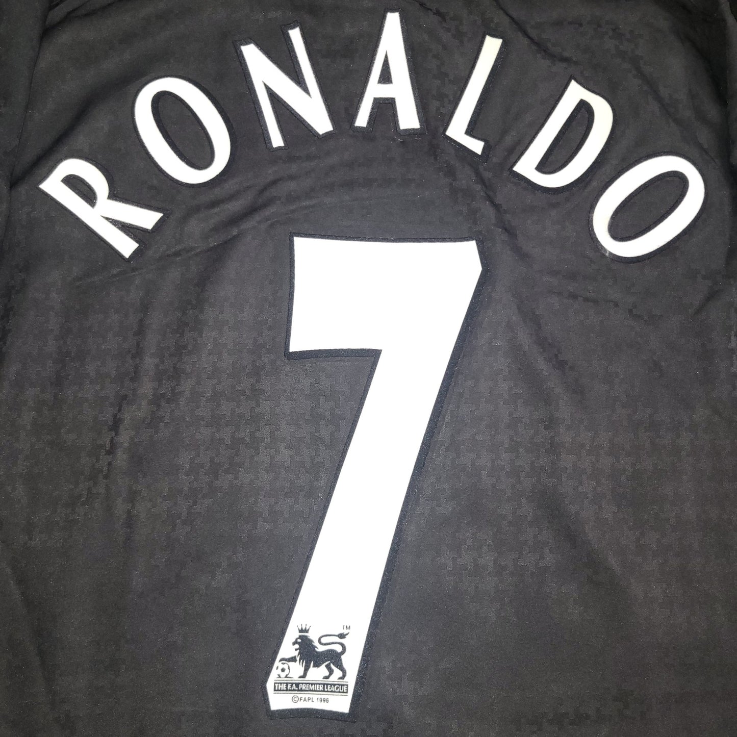 Cristiano Ronaldo Manchester United 2004 2005 Away STAND UP SPEAK UP Soccer Jersey Shirt L SKU 112677 Nike