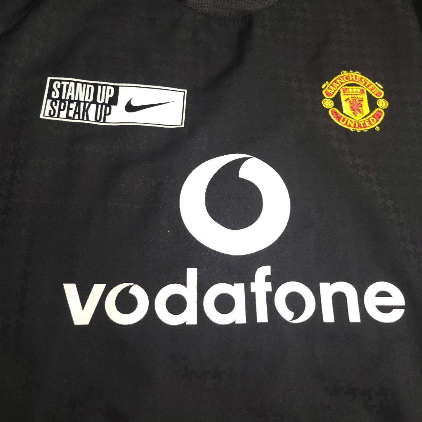 Cristiano Ronaldo Manchester United 2004 2005 Away STAND UP SPEAK UP Soccer Jersey Shirt L SKU 112677 Nike