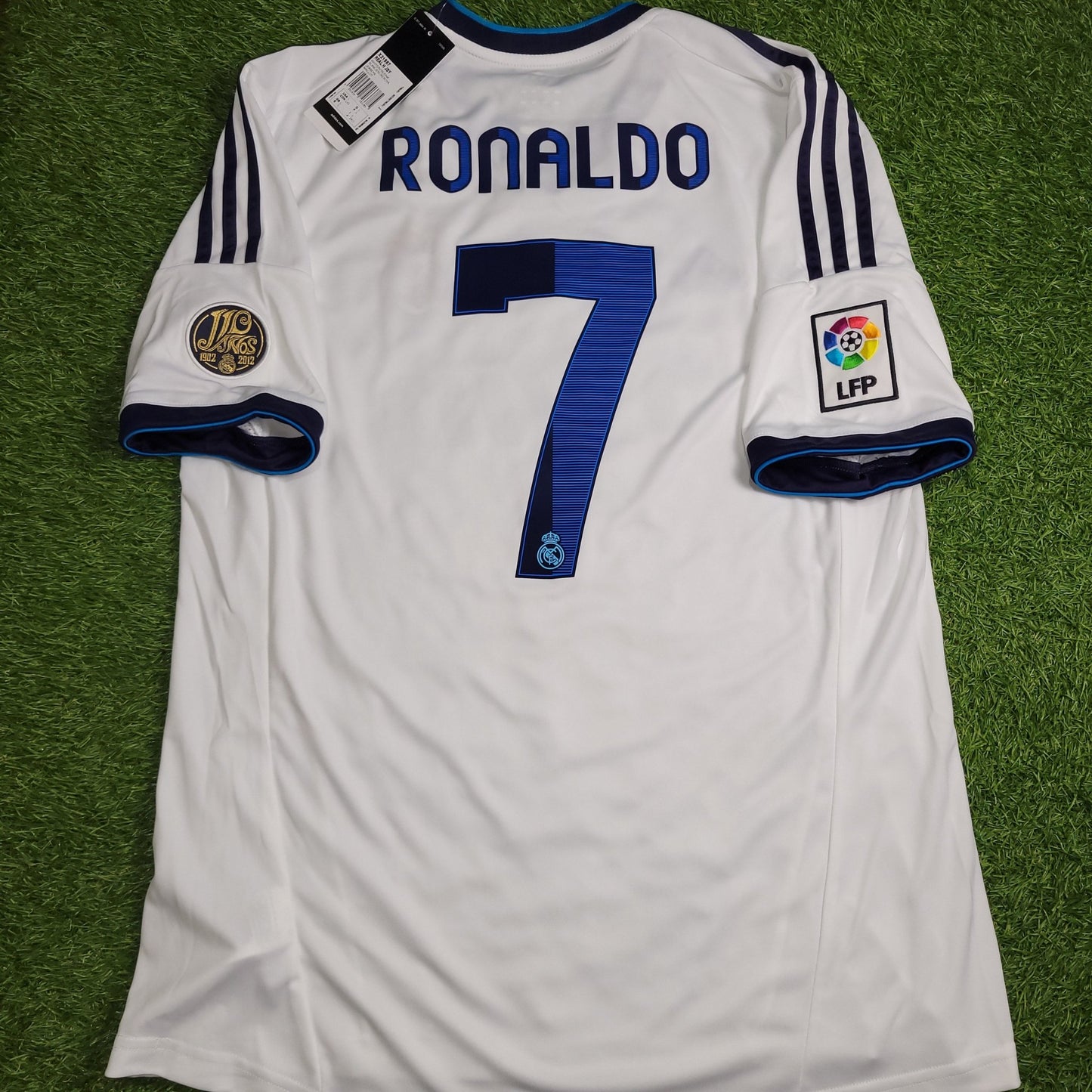 Cristiano Ronaldo Real Madrid 2012 2013 Anniversary Soccer Jersey Shirt BNWT L SKU X21987 Adidas